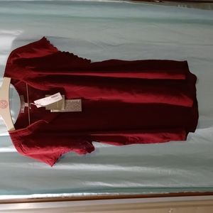 Daniel Rainn Blouse XL Maroon